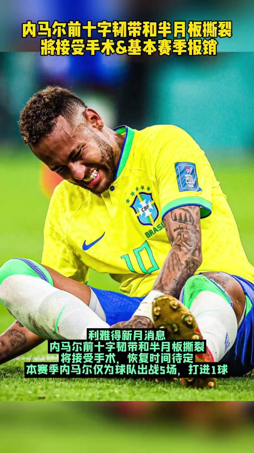 世俱杯2025-关于巴黎官方确认内马尔受伤缺席下一场比赛!的信息